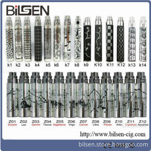 2014 Hot Sell Colorful Ego-series Flower Battery